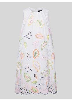 Sukienka o długości do kolan z wyhaftowanym motywem na całej powierzchni ze sklepu Peek&Cloppenburg  w kategorii Sukienki - zdjęcie 171983077