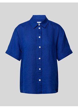 Bluzka lniana z rękawem o dł. 1/2 model ‘Washer!’ ze sklepu Peek&Cloppenburg  w kategorii Koszule damskie - zdjęcie 171983078