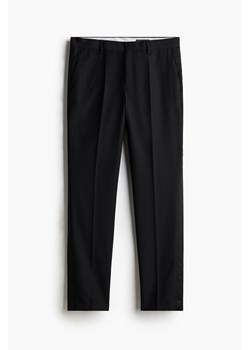 H & M - Spodnie smokingowe Slim Fit - Czarny ze sklepu H&M w kategorii Spodnie damskie - zdjęcie 171983175