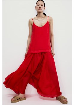 H & M - Długa sukienka na ramiączkach - Czerwony ze sklepu H&M w kategorii Sukienki - zdjęcie 171983385