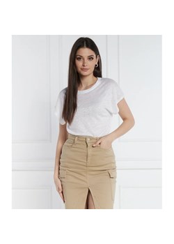 Calvin Klein Lniany t-shirt | Relaxed fit ze sklepu Gomez Fashion Store w kategorii Bluzki damskie - zdjęcie 171983456