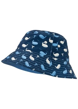 Playshoes Dwustronny kapelusz &quot;Wal&quot; w kolorze niebieskim ze sklepu Limango Polska w kategorii Czapki dziecięce - zdjęcie 171985836