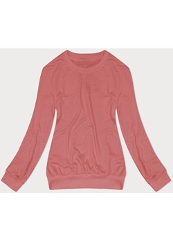 Cienka bluza dresowa damska ze ściągaczami łosoś (68W05-37) ze sklepu goodlookin.pl w kategorii Bluzy damskie - zdjęcie 171987217