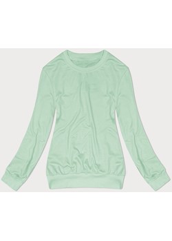 Cienka bluza dresowa damska ze ściągaczami pistacja (68W05-39) ze sklepu goodlookin.pl w kategorii Bluzy damskie - zdjęcie 171987245
