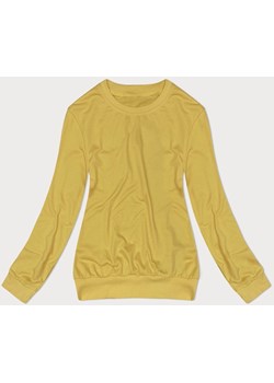Cienka bluza dresowa damska ze ściągaczami żółta (68W05-117) ze sklepu goodlookin.pl w kategorii Bluzy damskie - zdjęcie 171987256