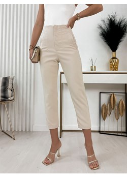 spodnie linko beżowe m/38 ze sklepu UBRA w kategorii Spodnie damskie - zdjęcie 171988888