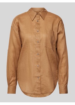 Bluzka z nakładaną kieszenią na piersi model ‘Bostik’ ze sklepu Peek&Cloppenburg  w kategorii Koszule damskie - zdjęcie 171989738