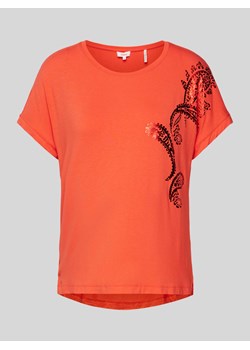 T-shirt z nadrukiem z motywem i napisem ze sklepu Peek&Cloppenburg  w kategorii Bluzki damskie - zdjęcie 171989757