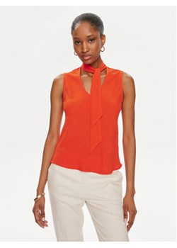 Morgan Bluzka 241-OLIA Pomarańczowy Slim Fit ze sklepu MODIVO w kategorii Bluzki damskie - zdjęcie 171990989
