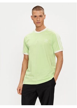 adidas T-Shirt adicolor Classics 3-Stripes IM9391 Zielony Slim Fit ze sklepu MODIVO w kategorii T-shirty męskie - zdjęcie 171991126