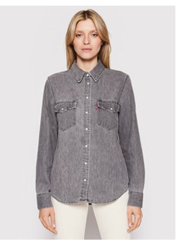 Levi's® Koszula jeansowa Essential Western 16786-0013 Szary Regular Fit ze sklepu MODIVO w kategorii Koszule damskie - zdjęcie 171991137