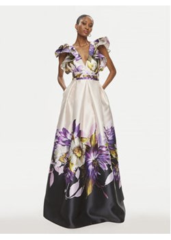 Babylon Sukienka wieczorowa S00855 Beżowy Regular Fit ze sklepu MODIVO w kategorii Sukienki - zdjęcie 171991175