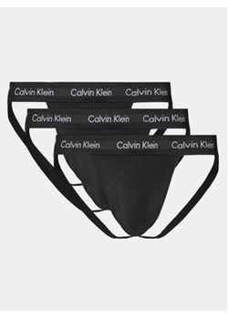Calvin Klein Underwear Komplet 3 par slipów Jock Strap 000NB3363A Czarny ze sklepu MODIVO w kategorii Majtki męskie - zdjęcie 171991229