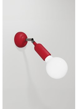H & M - Zestaw 2 Silikonowych Lamp Z Żarówkami - Czerwony ze sklepu H&M w kategorii Lampy ścienne - zdjęcie 171991409