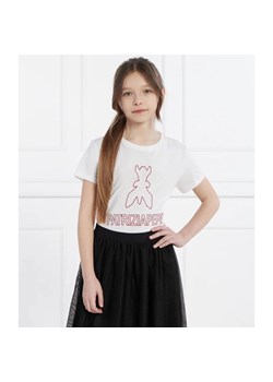 Patrizia Pepe T-shirt | Regular Fit ze sklepu Gomez Fashion Store w kategorii Bluzki dziewczęce - zdjęcie 171992265