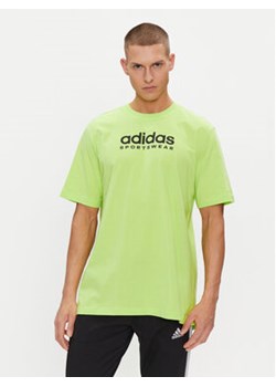 adidas T-Shirt All SZN Graphic IJ9433 Żółty Loose Fit ze sklepu MODIVO w kategorii T-shirty męskie - zdjęcie 171992546