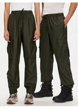 Rains Spodnie przeciwdeszczowe Cargo Rain Pants Regular W3 18850 Zielony Regular Fit ze sklepu MODIVO w kategorii Spodnie męskie - zdjęcie 171992576