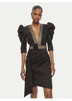 Babylon Sukienka koktajlowa S00868 Czarny Slim Fit ze sklepu MODIVO w kategorii Sukienki - zdjęcie 171992606