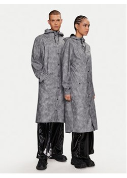 Rains Kurtka przeciwdeszczowa Longer Jacket W3 18360 Szary Regular Fit ze sklepu MODIVO w kategorii Kurtki damskie - zdjęcie 171992649