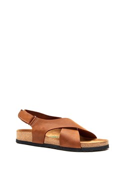 Comfortfusse Skórzane sandały w kolorze brązowym ze sklepu Limango Polska w kategorii Sandały damskie - zdjęcie 171992656