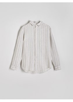 Reserved - Lniana koszula regular fit - wielobarwny ze sklepu Reserved w kategorii Koszule męskie - zdjęcie 171993907