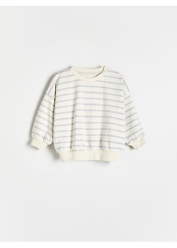 Reserved - Bluza oversize w paski - złamana biel ze sklepu Reserved w kategorii Bluzy i swetry - zdjęcie 171993976