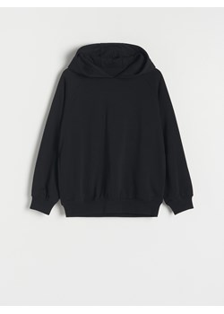 Reserved - Bluza oversize z kapturem - czarny ze sklepu Reserved w kategorii Bluzy chłopięce - zdjęcie 171993979