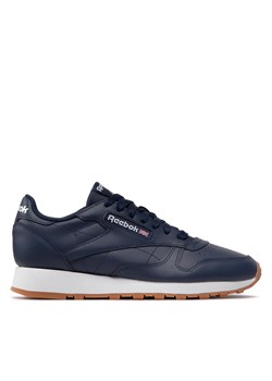 Sneakersy Reebok Classic Leather GY3600 Granatowy ze sklepu eobuwie.pl w kategorii Buty sportowe męskie - zdjęcie 171996365