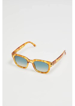 Wąskie okulary brązowe ze sklepu Moodo.pl w kategorii Okulary przeciwsłoneczne męskie - zdjęcie 171999429