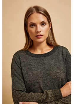 Sweter z metaliczną nitką czarny ze sklepu Moodo.pl w kategorii Swetry damskie - zdjęcie 171999445