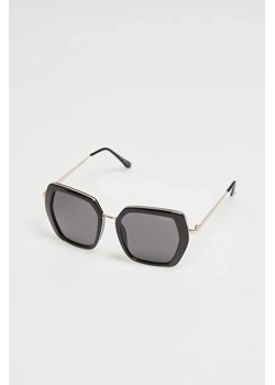 Duże geometryczne okulary czarne ze sklepu Moodo.pl w kategorii Okulary przeciwsłoneczne damskie - zdjęcie 171999689