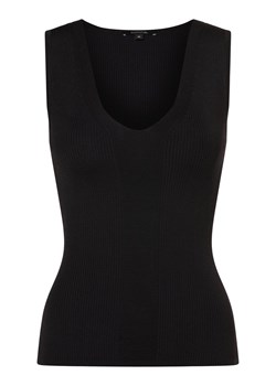 comma Top damski Kobiety granatowy jednolity ze sklepu vangraaf w kategorii Bluzki damskie - zdjęcie 172001915