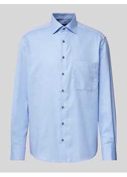 Koszula biznesowa o kroju comfort fit z fakturowanym wzorem ze sklepu Peek&Cloppenburg  w kategorii Koszule męskie - zdjęcie 172002466
