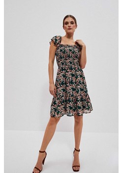 Sukienka z roślinnym wzorem ze sklepu 5.10.15 w kategorii Sukienki - zdjęcie 172002719