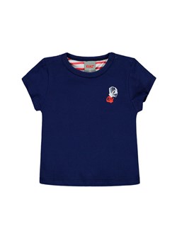T-shirt dziewczęcy granatowy muszelki ze sklepu 5.10.15 w kategorii Koszulki niemowlęce - zdjęcie 172002826