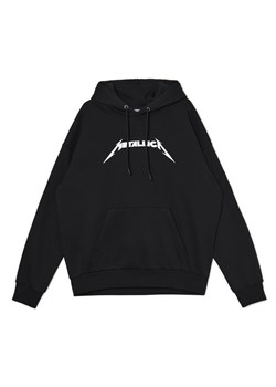 Cropp - Czarna bluza z kapturem Metallica - czarny ze sklepu Cropp w kategorii Bluzy męskie - zdjęcie 172003336