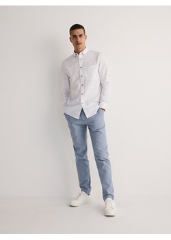Reserved - Koszula regular fit - biały ze sklepu Reserved w kategorii Koszule męskie - zdjęcie 172003459