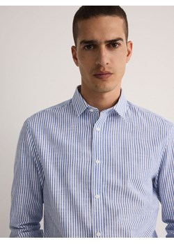 Reserved - Koszula regular fit w paski - jasnoniebieski ze sklepu Reserved w kategorii Koszule męskie - zdjęcie 172003538