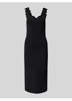 Sukienka o długości do kolan w jednolitym kolorze model ‘SHARMAY’ ze sklepu Peek&Cloppenburg  w kategorii Sukienki - zdjęcie 172005435
