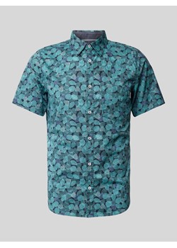 Koszula casualowa o kroju slim fit ze wzorem na całej powierzchni model ‘Small Coral’ ze sklepu Peek&Cloppenburg  w kategorii Koszule męskie - zdjęcie 172005476