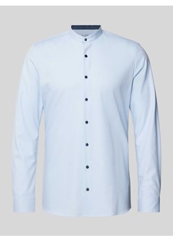 Koszula biznesowa o kroju super slim fit ze stójką ze sklepu Peek&Cloppenburg  w kategorii Koszule męskie - zdjęcie 172005477
