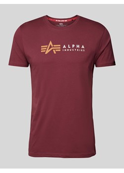 T-shirt z nadrukiem z logo ze sklepu Peek&Cloppenburg  w kategorii T-shirty męskie - zdjęcie 172005486