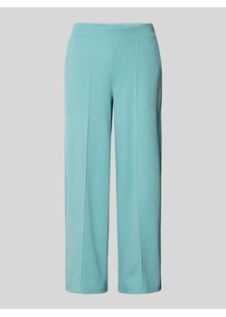 Spodnie materiałowe z szeroką,skróconą nogawką model ‘KATE’ ze sklepu Peek&Cloppenburg  w kategorii Spodnie damskie - zdjęcie 172005528