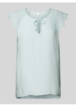 Bluzka z wiązanym detalem ze sklepu Peek&Cloppenburg  w kategorii Bluzki damskie - zdjęcie 172005657