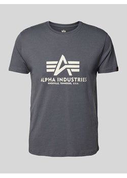 T-shirt z nadrukiem z logo ze sklepu Peek&Cloppenburg  w kategorii T-shirty męskie - zdjęcie 172005678