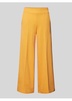 Spodnie materiałowe z szeroką,skróconą nogawką model ‘KATE’ ze sklepu Peek&Cloppenburg  w kategorii Spodnie damskie - zdjęcie 172005688