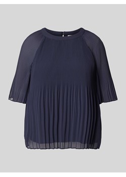 Bluzka z wiskozy z plisami ze sklepu Peek&Cloppenburg  w kategorii Bluzki damskie - zdjęcie 172005869