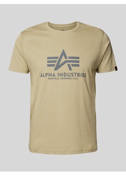 T-shirt z nadrukiem z logo ze sklepu Peek&Cloppenburg  w kategorii T-shirty męskie - zdjęcie 172005986
