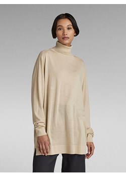 G-Star Wełniany sweter w kolorze beżowym ze sklepu Limango Polska w kategorii Swetry damskie - zdjęcie 172006679