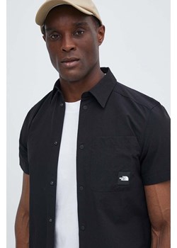 The North Face koszula M Murray Button Shirt męska kolor czarny regular z kołnierzykiem klasycznym NF0A879PJK31 ze sklepu ANSWEAR.com w kategorii Koszule męskie - zdjęcie 172009638